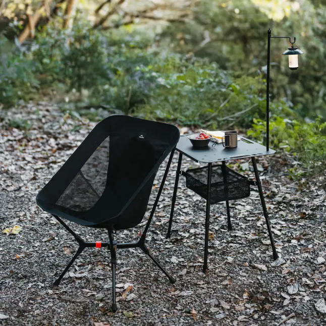 Стілець складаний ультралегкий Naturehike CNK2550JJ013 Yamami YL01, розмір М, алюміній, сірий — Photo 9