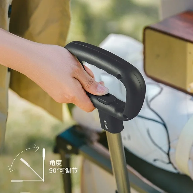 Візок туристичний складаний Naturehike Light CNK2350JJ012, 100+50 л, коричневий — Photo 4