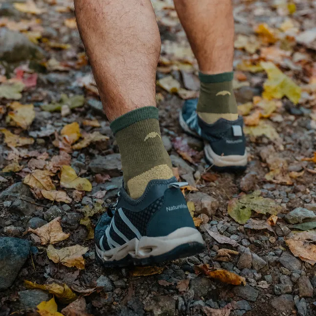 Шкарпетки туристичні високі Naturehike CYY2551FS011, L, зелений — Photo 1