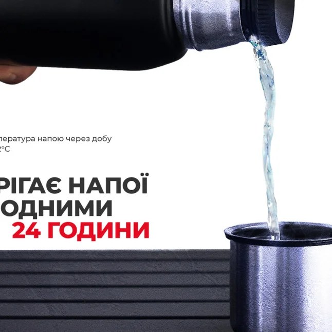 Термос Naturehike Q-9H NH19SJ010, 304 сталь, 1.0 л, Чорний — Photo 5