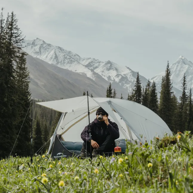 Намет двомісний ультралегкий Naturehike Star River UL CNK2450WS022, сірий — Photo 8