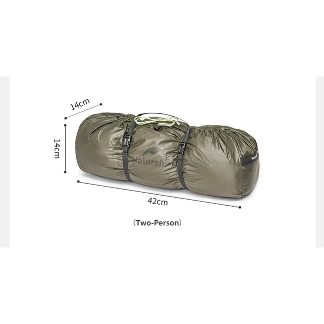 Намет двомісний Naturehike Opalus, UL, CNK2450WS036, темно-зелений — Photo 14