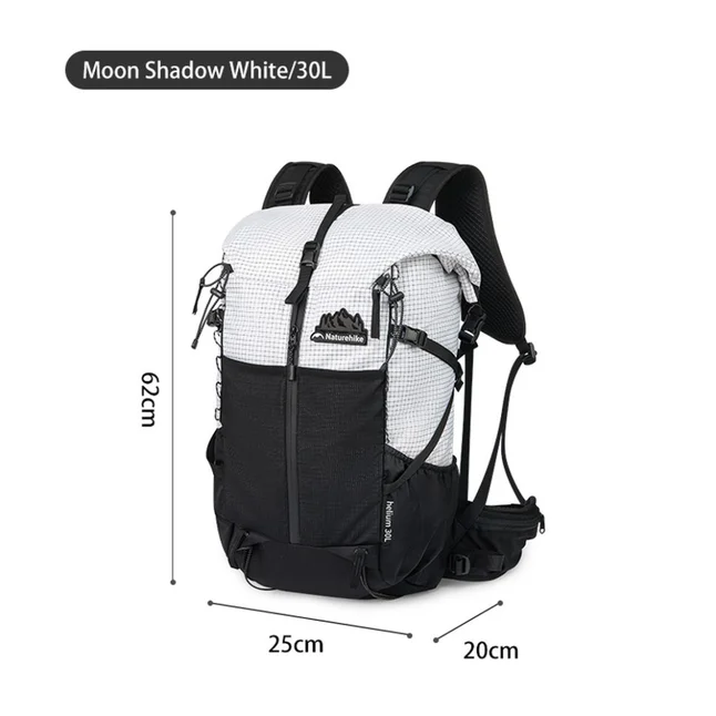Рюкзак туристичний Naturehike Helium CNK2300016, 30+5 л, чорний — Photo 5