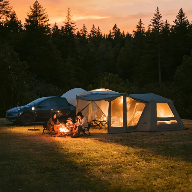 Намет чотиримісний надувний Naturehike Gen Air FL CNK2550WS046, сірий — Photo 3