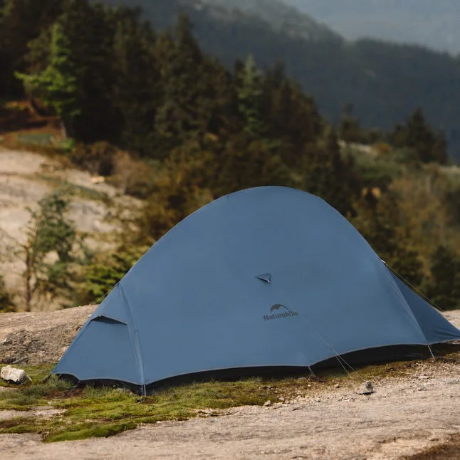 Намет надлегкий двомісний Naturehike Cloud Up Pro CNK2350WS020, 20D, блакитний — Photo 1