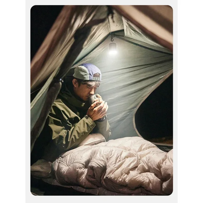 Міні насос - нічник - вентилятор Naturehike CNK2300DQ022, бежевий — Photo 14