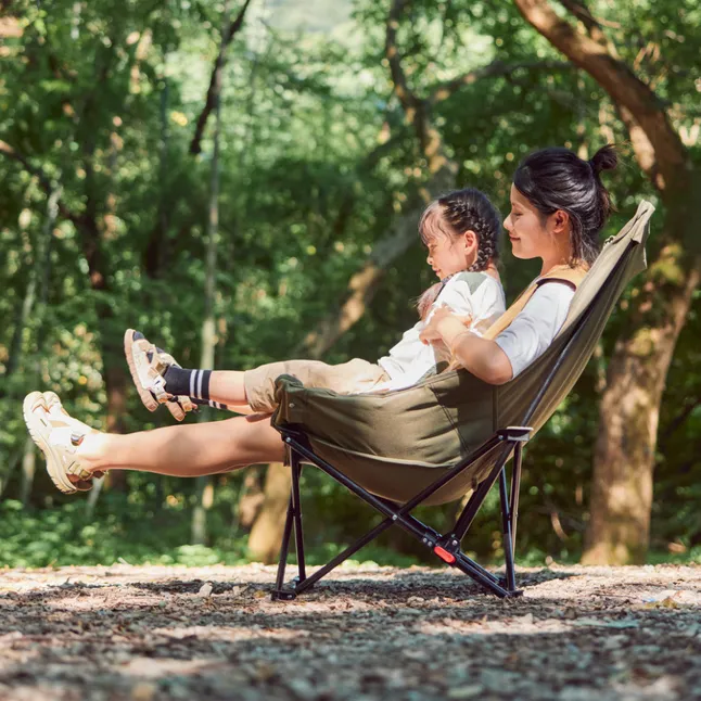 Стілець складаний Naturehike CNK2450JJ020, оливковий зелений — Photo 6