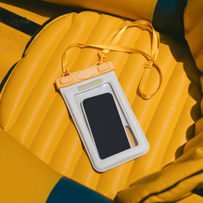 Чохол водонепроникний для телефону Naturehike CNK2300BS015, жовтий — Photo 6