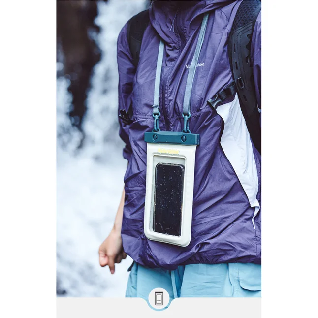 Водонепроникний чохол для телефону Naturehike CNK2300BS015, синій — Photo 5