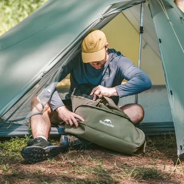 Стілець складаний ультралегкий Naturehike CNK2550JJ013 Yamami YL01, розмір L, алюміній, чорний — Photo 11