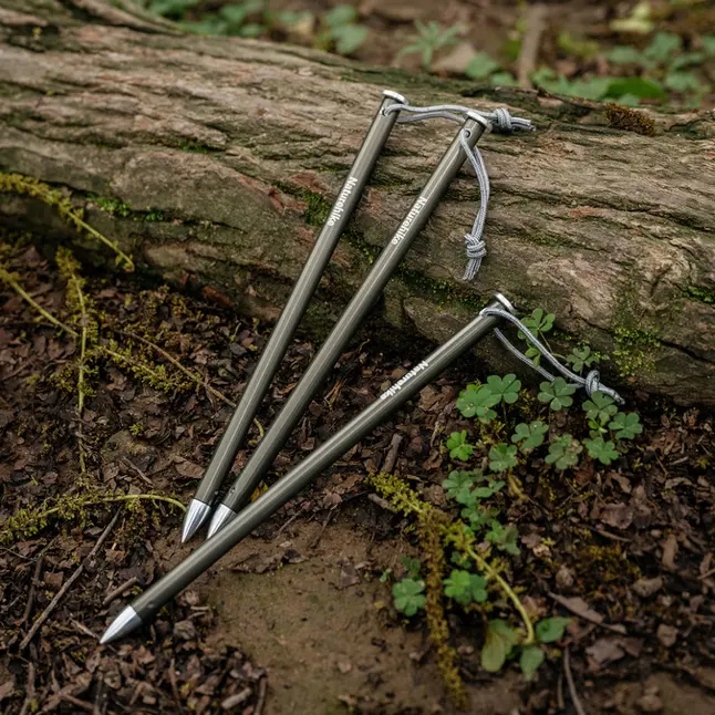 Кілки туристичні полегшені Naturehike CNK2650PJ014, прямі, 18 см, 6 шт, сірий — Photo 1