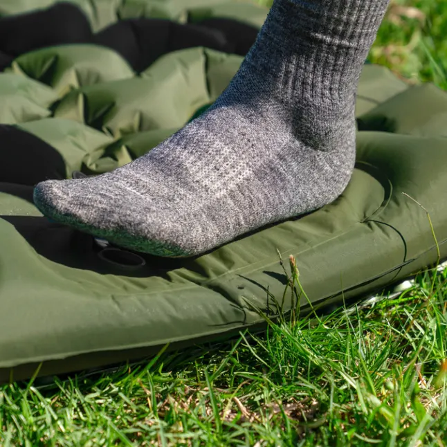 Матрац туристичний надувний двомісний Naturehike CNK2550WS019, 200 х 125 х 9.5 см, синій із вбудованою помпою для надування — Photo 4