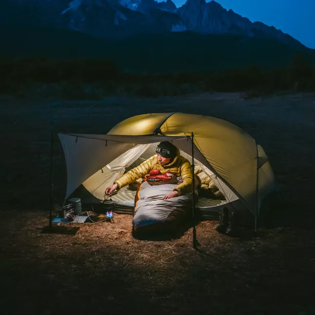 Намет двомісний ультралегкий Naturehike Mongar UL CNK2550WS016, коричневий — Photo 3