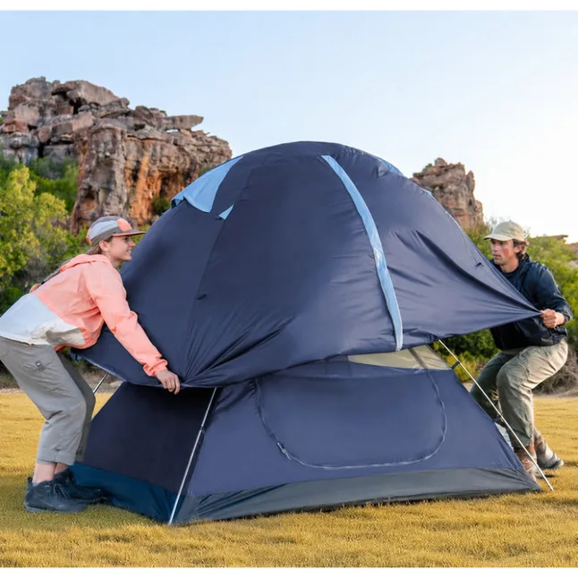 Намет тримісний Naturehike Bleik Series Tent CNK2550WS038, блакитний — Photo 1