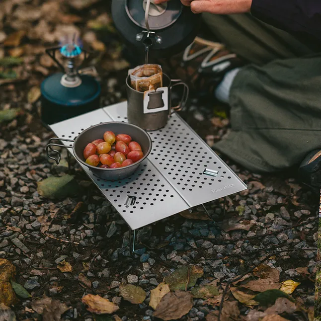 Складаний стіл Naturehike CNK2450JJ024, 31х21 см, алюміній, сірий — Photo 3