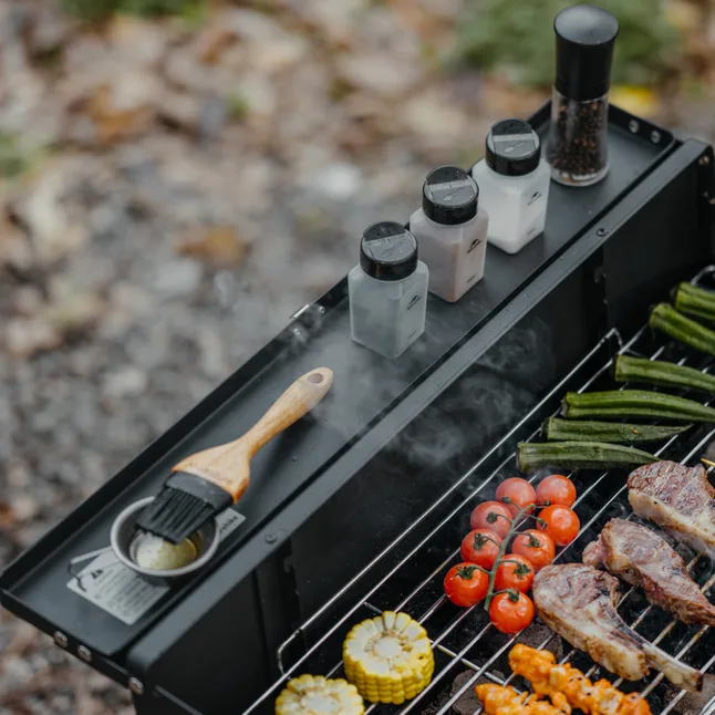 Гриль туристичний вертикальний Naturehike Moyan CNK2300015, Upgrade 3.0, чорний — Photo 4
