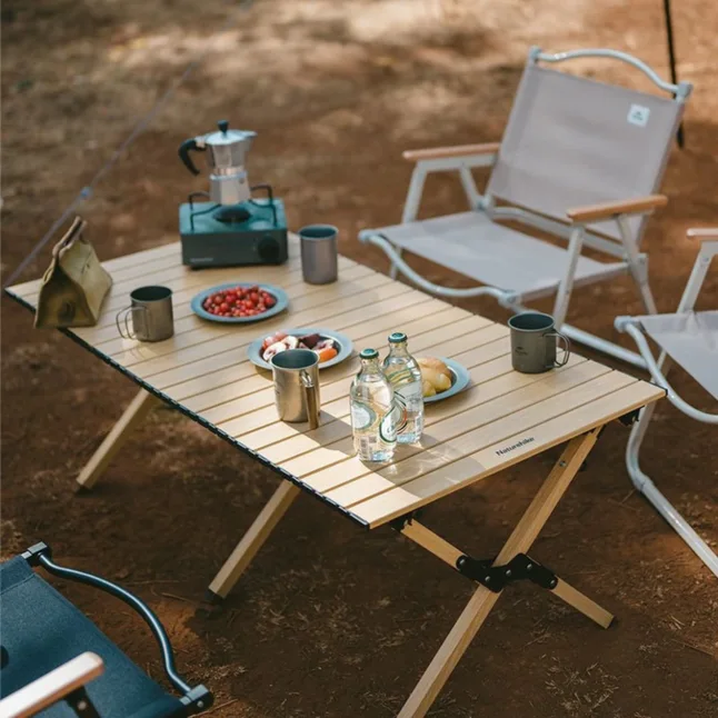 Cтіл розкладний великий Naturehike CNK2300JU010, алюміній, чорний — Photo 2