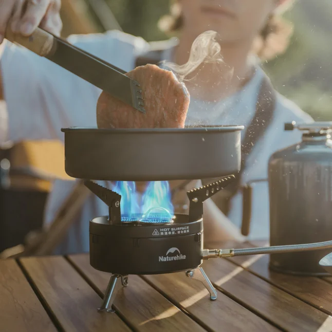 Трьохконфорковий газовий пальник Naturehike CNK2450CF019 — Photo 9