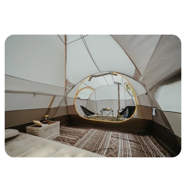 Намет шестимісний Naturehike, KOTA 6, CNK2450WS031, 75D, світло-коричневий — Photo 2