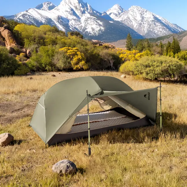 Намет надлегкий двомісний Naturehike Mongar Hiking Tent Pro CNK2550WS037, 20D, зелений — Photo 4