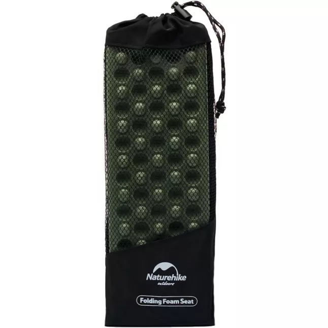 Сидушка туристична складана XPE Naturehike NH20PJ025, 15 мм, темно-зелена з чохлом для походів та кемпінгу — Photo 2