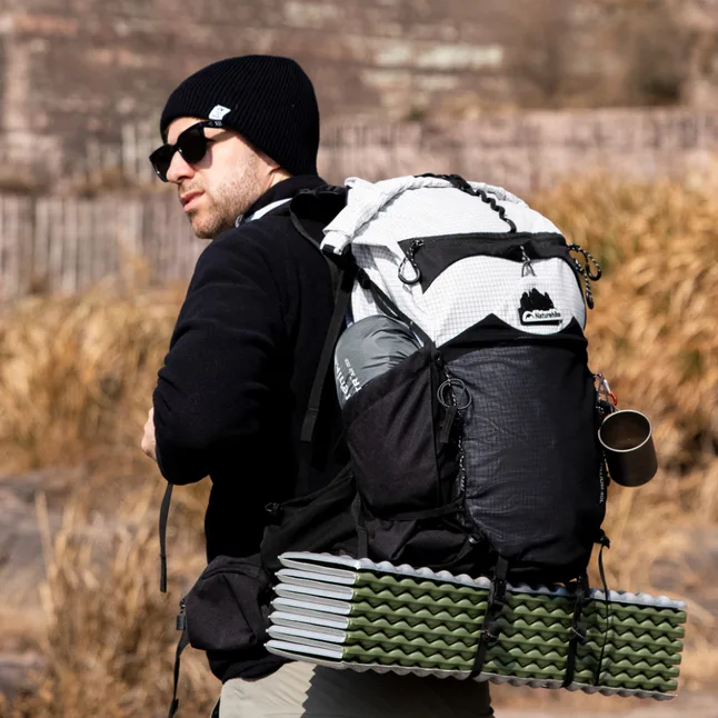 Матрац туристичний надувний одномісний ультралегкий Naturehike Tuye R5.8 CNK2650WS031, 196 × 64 х 9 см, сріблястий — Photo 7