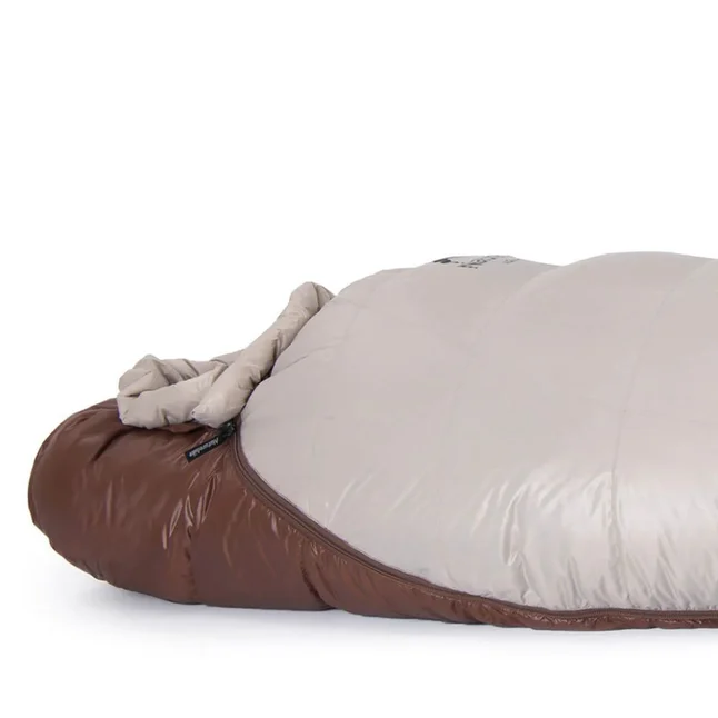 Спальник з натуральним пухом Naturehike Snowbird NH20YD001, p-р L, коричневий 380 г — Photo 4
