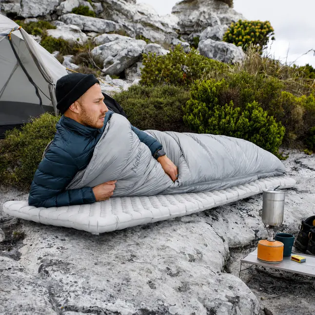 Матрац туристичний надувний одномісний ультралегкий Naturehike CNH22DZ018, 196 х 64 х 7 см, сріблястий — Photo 5