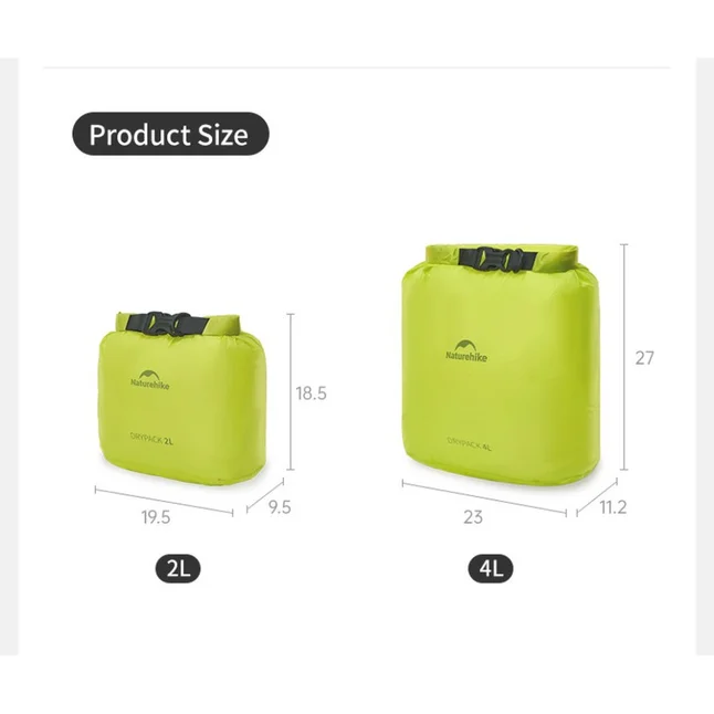 Гермомішок Naturehike CNK2550XB012, 2 л, жовтий — Photo 2