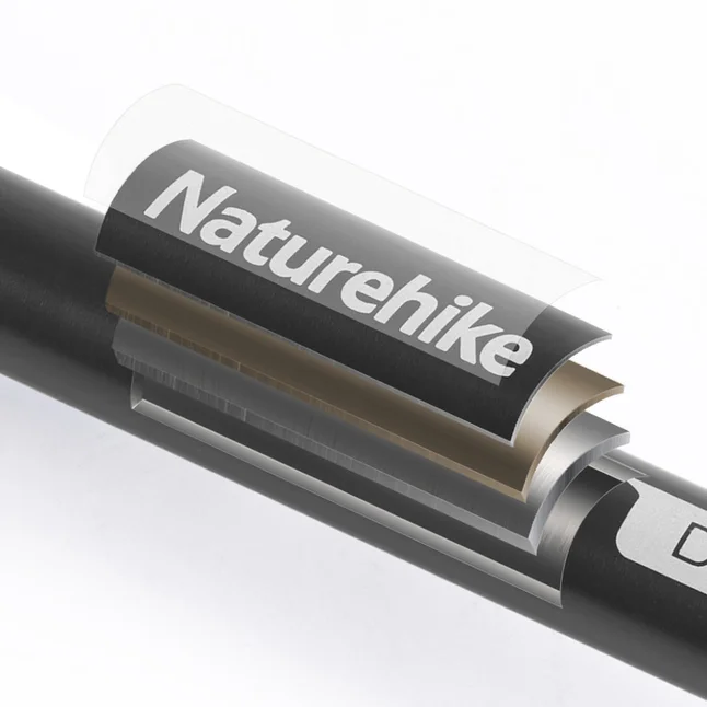 Трекинговая палка алюминиевая Naturehike Qingxue Pro NH17D017-D, 61–135 см, серебристо-серая — Photo 1