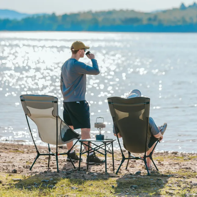 Стілець складаний ультралегкий Naturehike CNK2550JJ013 Yamami YL01, розмір L, алюміній, чорний — Photo 7