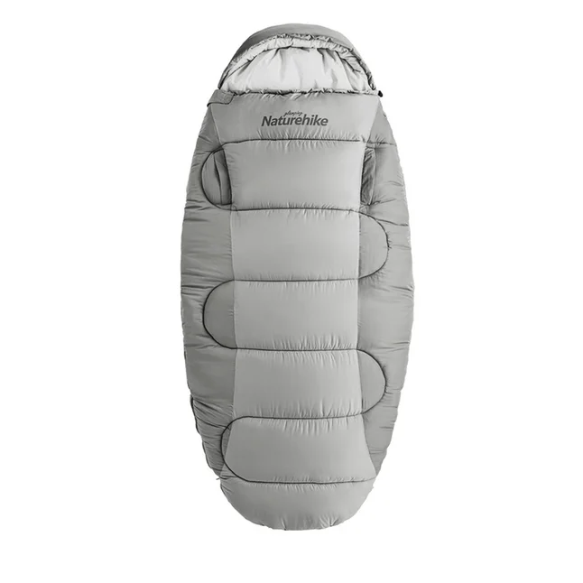 Спальный мешок овальный Naturehike PS300 CNK2350WS026, серый — Photo 1