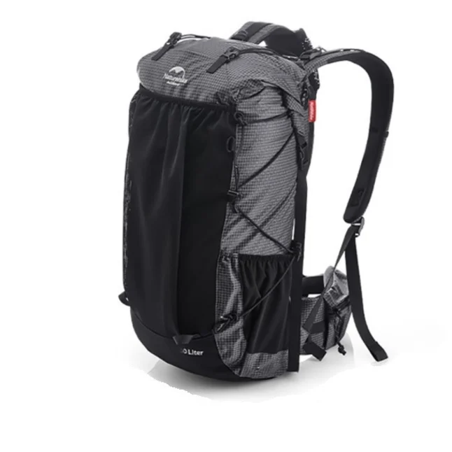 Рюкзак туристичний Naturehike Rock NH20BB113, 40L + 5L, чорний