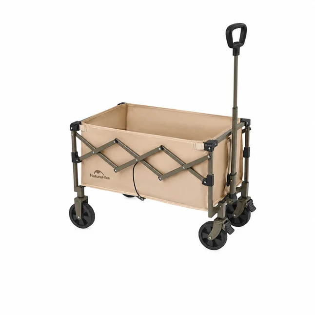 Візок туристичний складаний Naturehike Light CNK2350JJ012, 70 л, коричневий