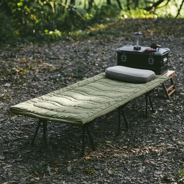 Матрац кемпінговий для розкладного ліжка Naturehike CNK2300DZ022, 190х67 см, темно-зелений — Photo 2