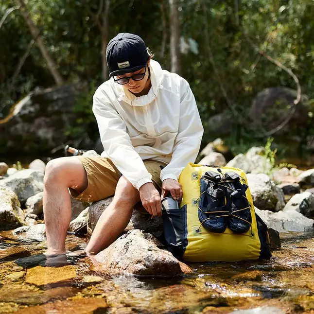 Рюкзак водонепроникний Naturehike CNH22BB003, 25 л, жовтий — Photo 9