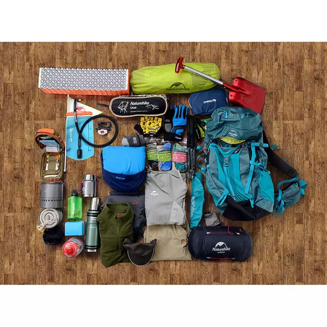 Рюкзак туристичний Naturehike NH16Y020-Q, 55 л, чорний — Photo 1