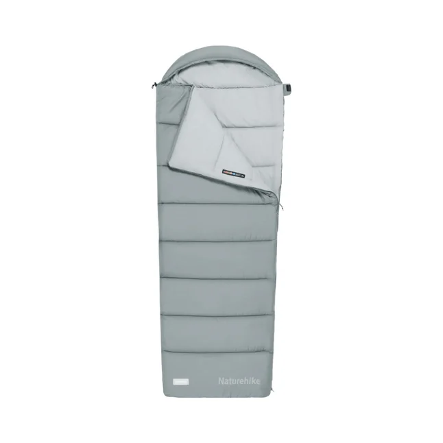 Спальний мішок з капюшоном Naturehike MS100 CNK2350WS023 лівий, сірий