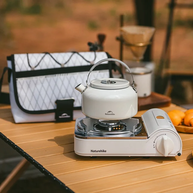 Пальник газовий Naturehike CNK2350CF016, білий — Photo 4