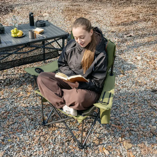 Комплект із крісел туристичних складаних (2 шт.) Naturehike ComfortMax Star T01 CNK2550JJ029, синій — Photo 3