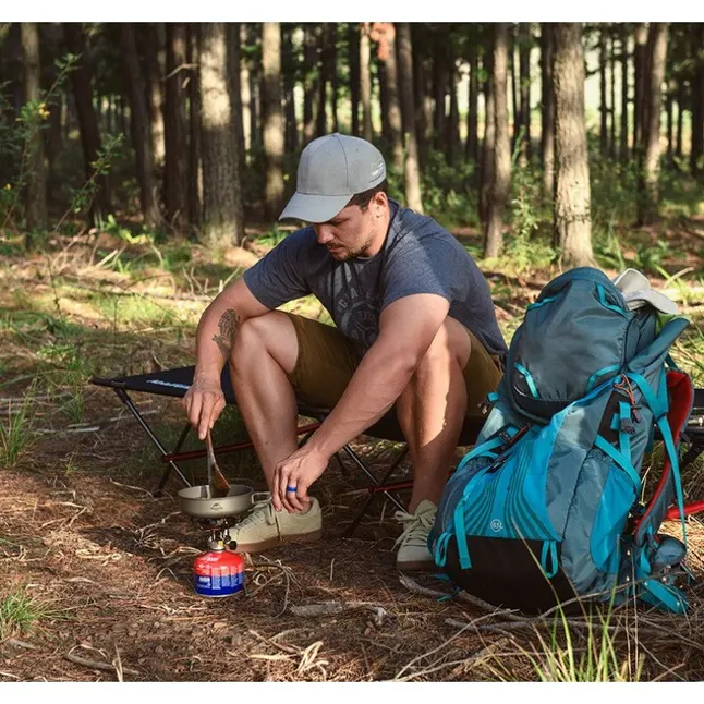 Сковорідка титанова з розкладною ручкою Naturehike NH18T010-A, 17 см — Photo 3