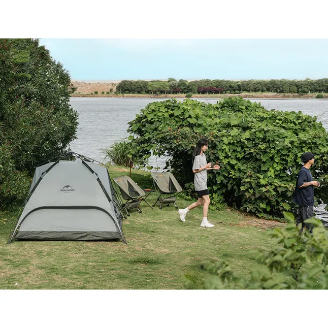 Намет тримісний автоматичний Naturehike NH21ZP008, оливково-зелений — Photo 9