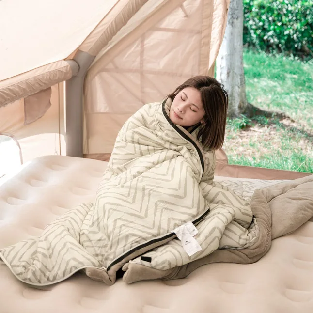 Спальный мешок Naturehike DP200 CNK2300SD012, бежевый — Photo 4