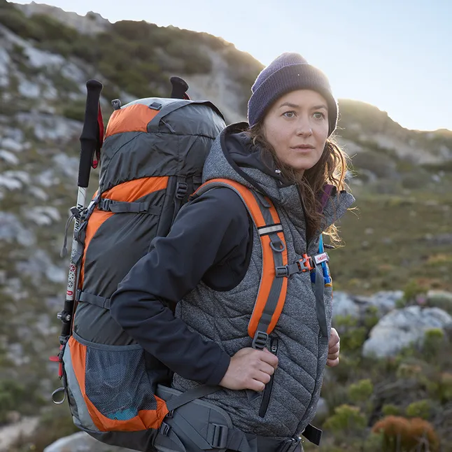 Рюкзак туристичний Naturehike NH70B070-B, 70 л + 5 л, блакитно-сірий — Photo 10
