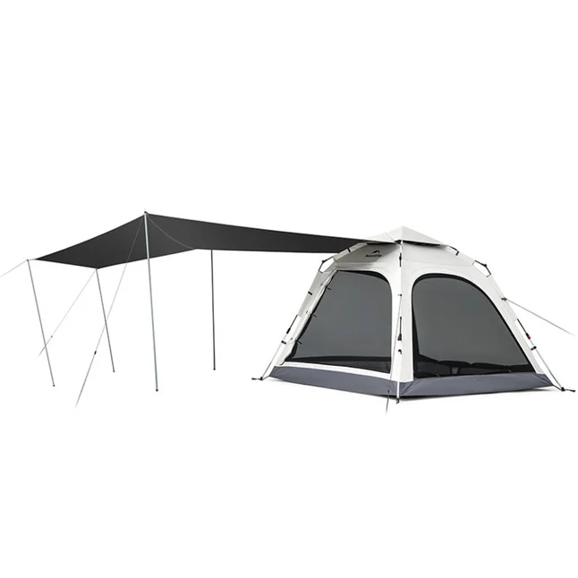 Намет тримісний автоматичний із тентом Naturehike Ango CNK2550WS010, S, сірий