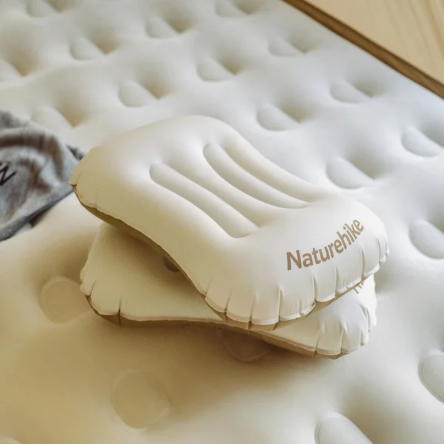 Подушка надувна ультралегка Naturehike NH17T013-Z, 42х32 см, бежева — Photo 10