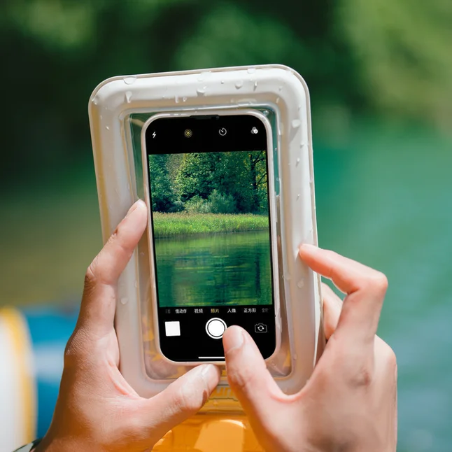 Водонепроникний чохол для телефону Naturehike CNK2300BS015, блакитний — Photo 1