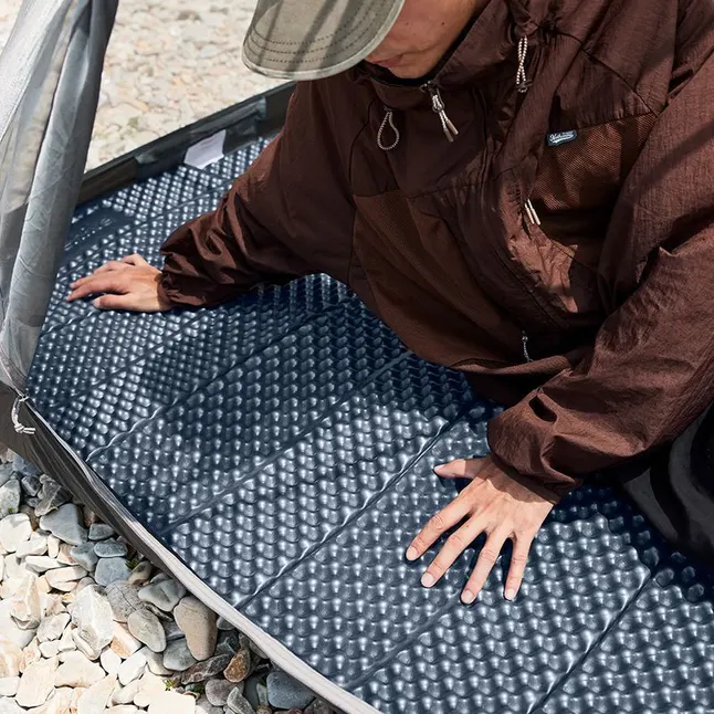Килимок складаний IXPE Naturehike CNK2300DZ017, алюмінієва плівка, 200x65х2 см, темно-блакитний — Photo 5