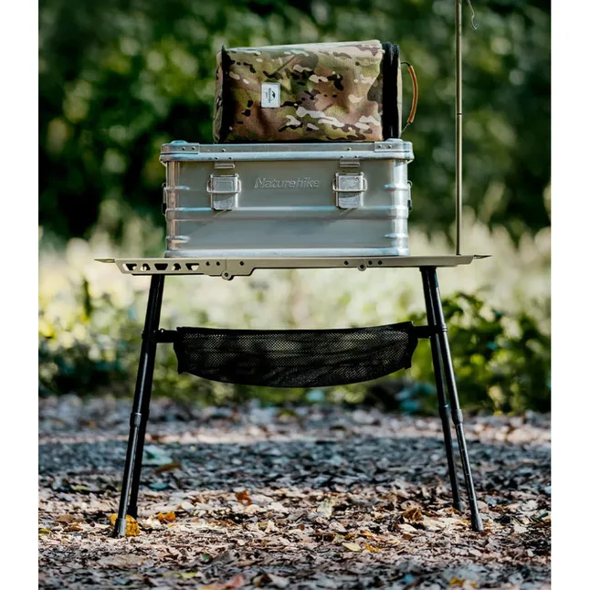 Складаний стіл Naturehike CNK2450JJ025, 60х40 см, алюміній, оливковий — Photo 5