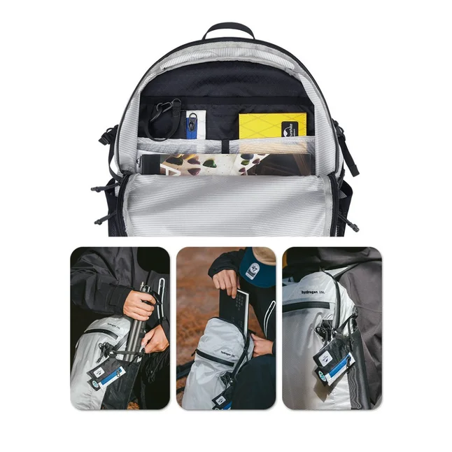 Рюкзак ультралегкий Naturehike CNK2300BB012, 15 л, білий — Photo 12